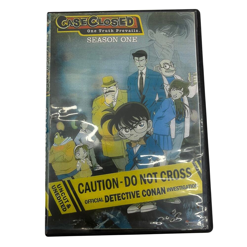 Case Closed One Truth Prevails Season One DVD Funimation 4 Disc Set